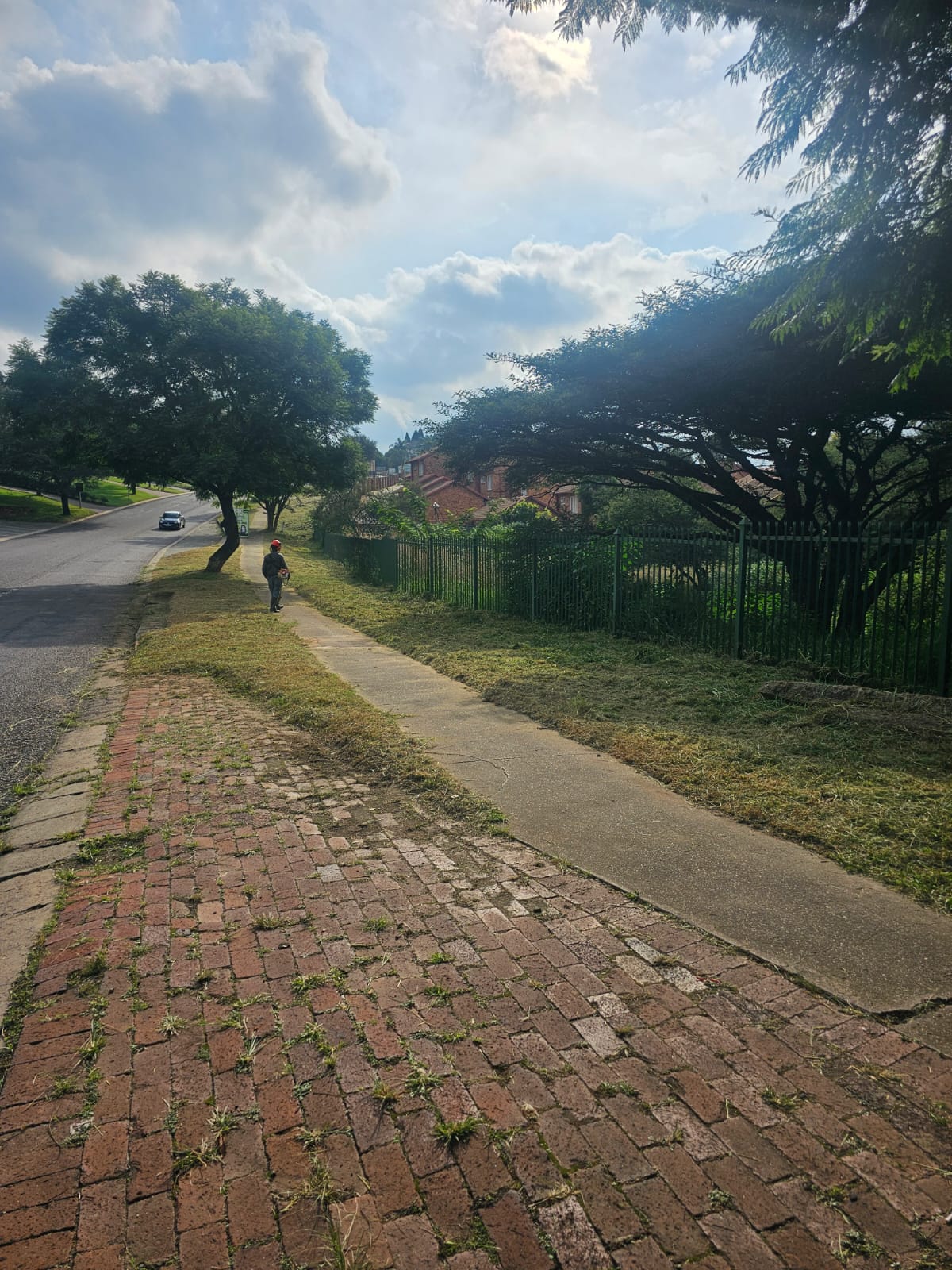 A clean, well-kept suburban street in Pretoria East